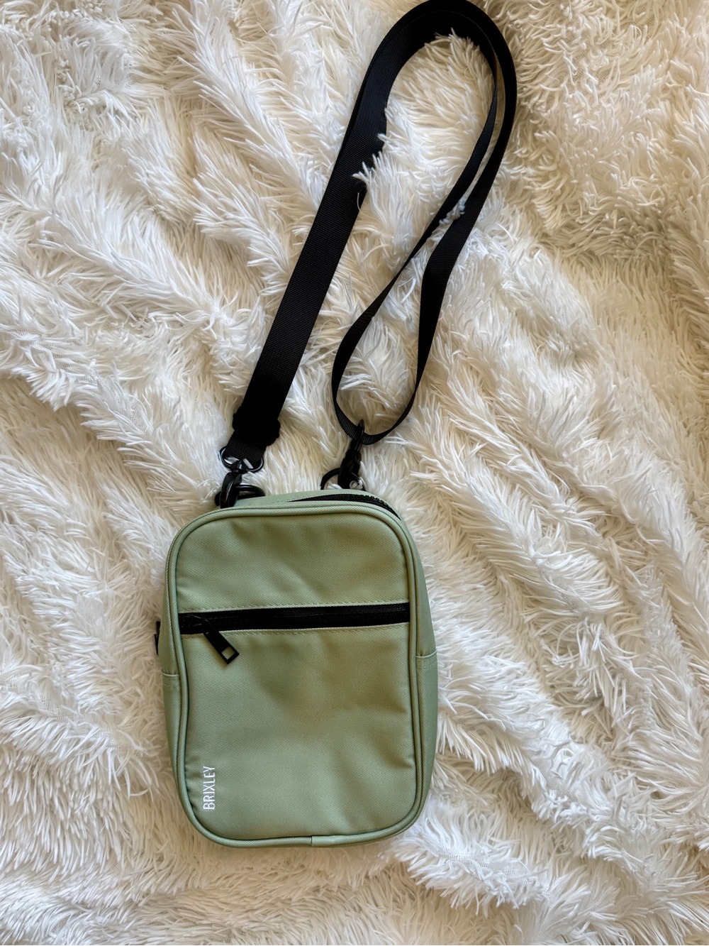Sage Green Crossbody Sling Bag for Men